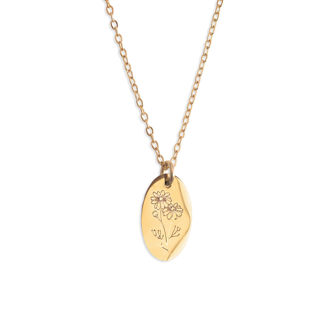 Brachyscome Necklace - Gold