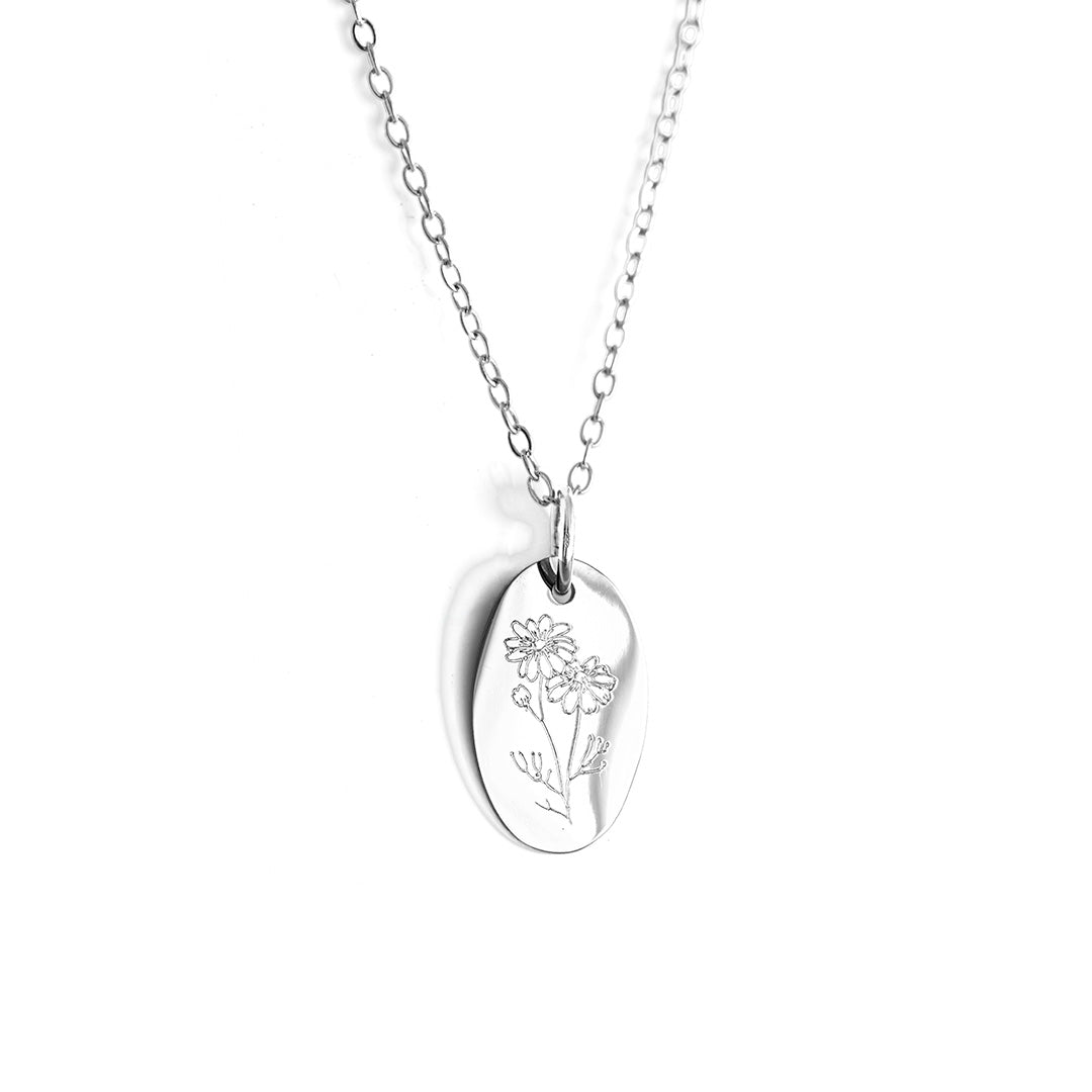 Brachyscome Necklace - Silver