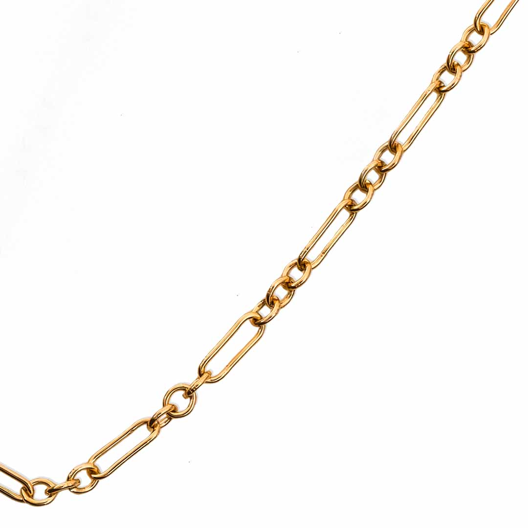 Chain Mail Necklace - Gold Closeup2