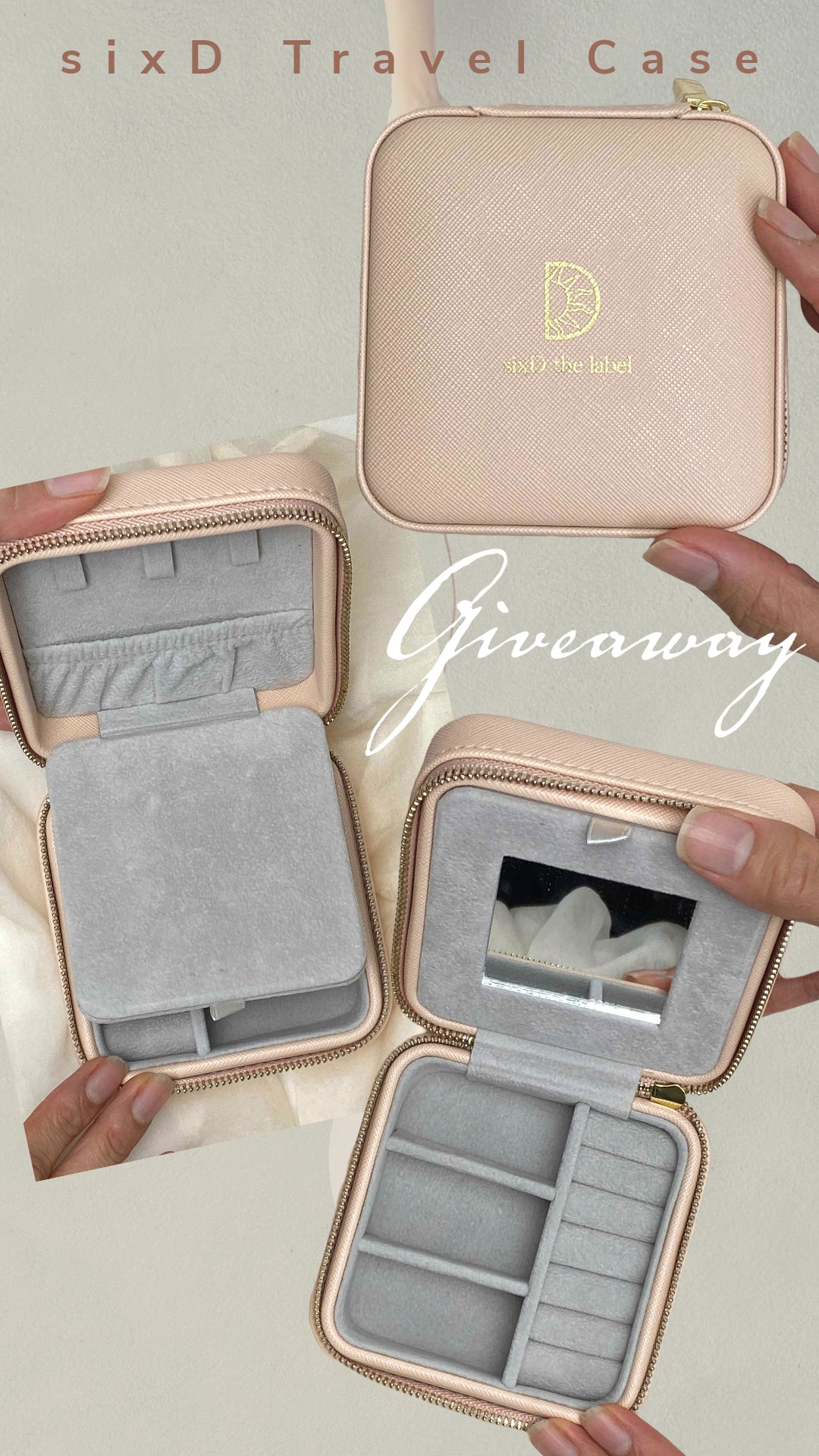 travel case giveaway promo