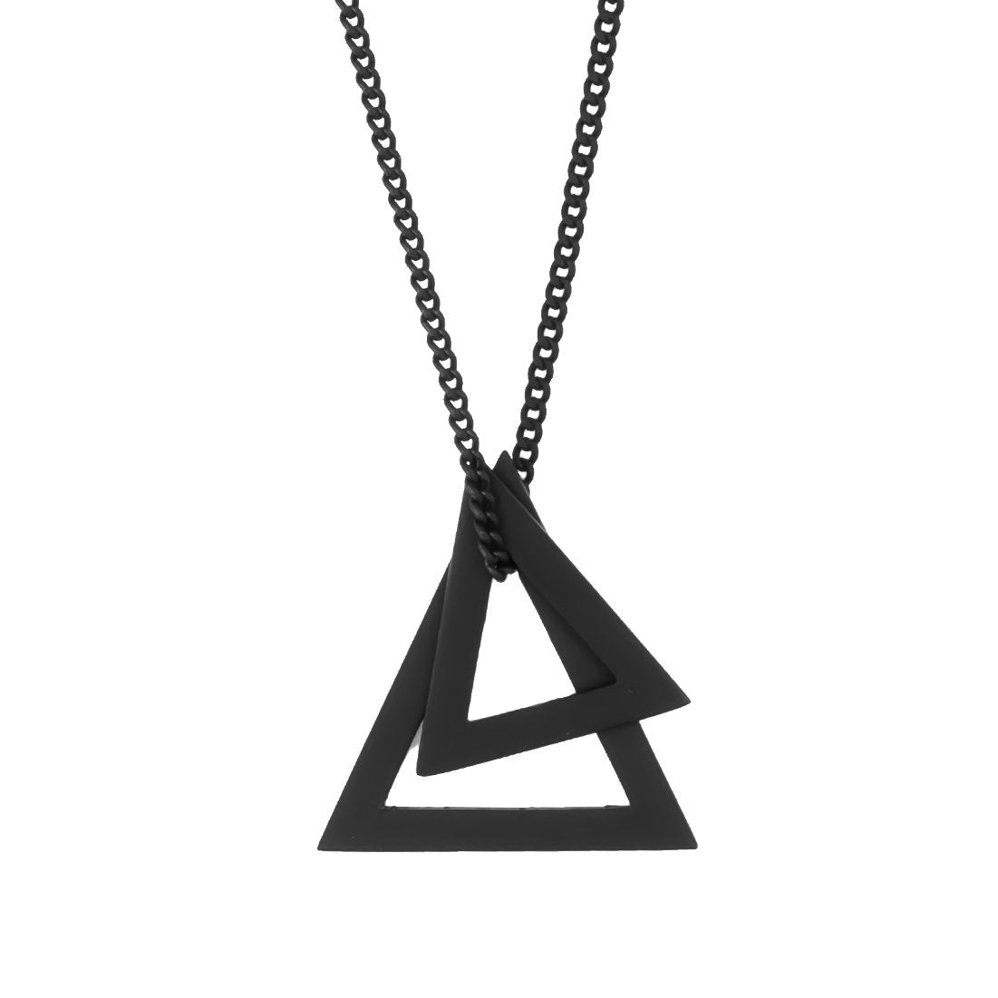 Double DELTAGLYPH Pendant (BLACK)