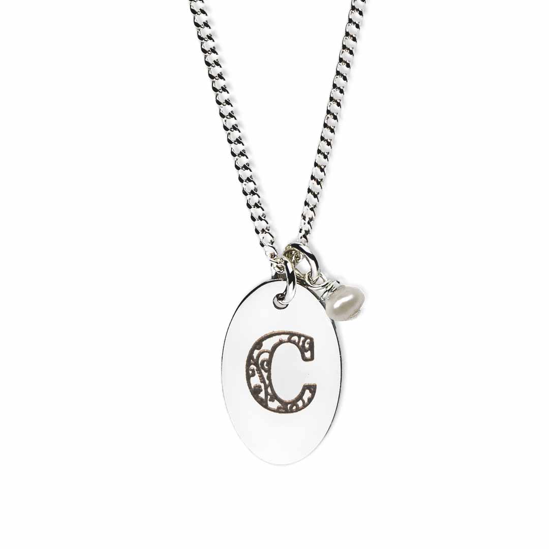 Birthstone-love-letter-c-silver pearl