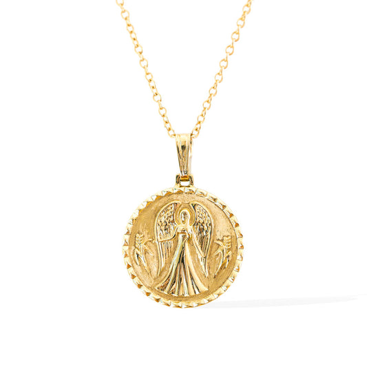 The Virgo necklace pendant solid gold jewellery