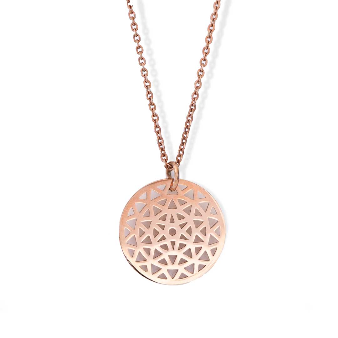 Dandelion Pendant Rose Gold