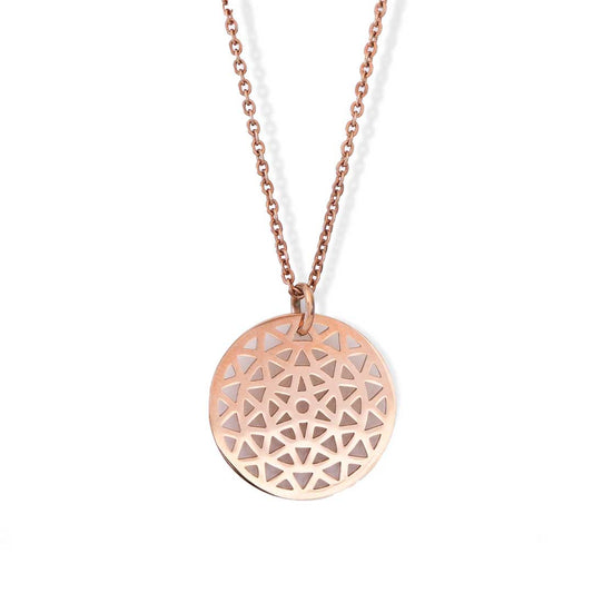 Dandelion Pendant Rose Gold