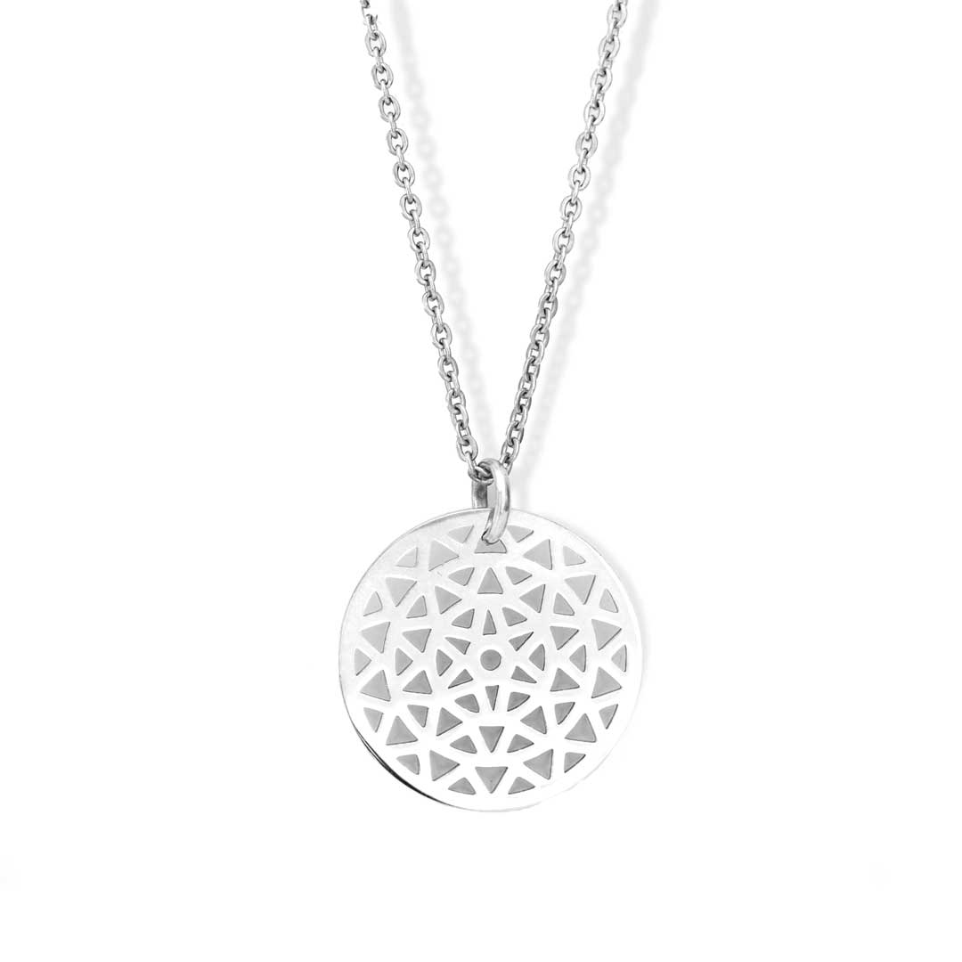 Dandelion Pendant Rhodium