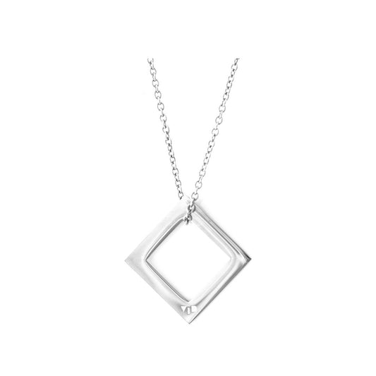 Diamond Pendant Rhodium