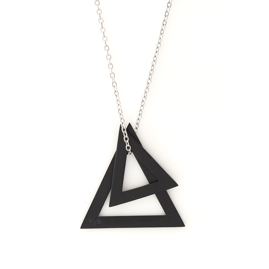 Double Deltaglyph Pendant - Customise