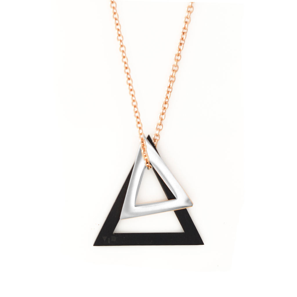 Double Deltaglyph Pendant - Customise