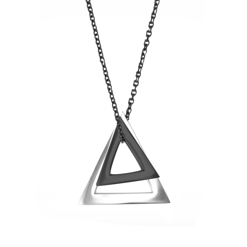 Double Deltaglyph Pendant - Customise
