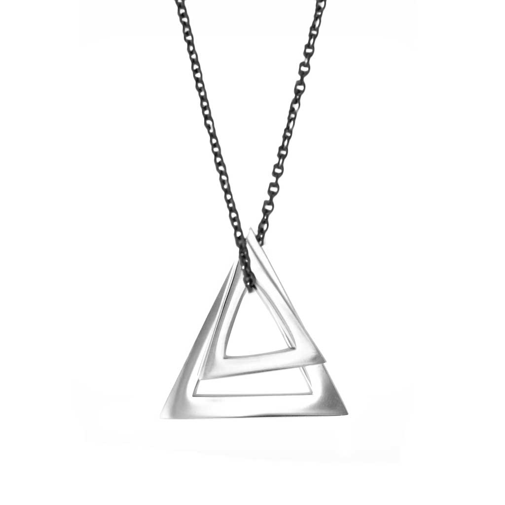 Double Deltaglyph Pendant - Customise