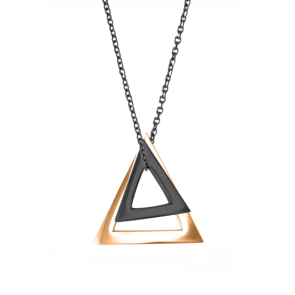 Double Deltaglyph Pendant - Customise