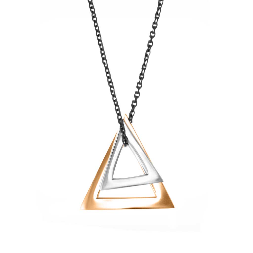 Double Deltaglyph Pendant - Customise