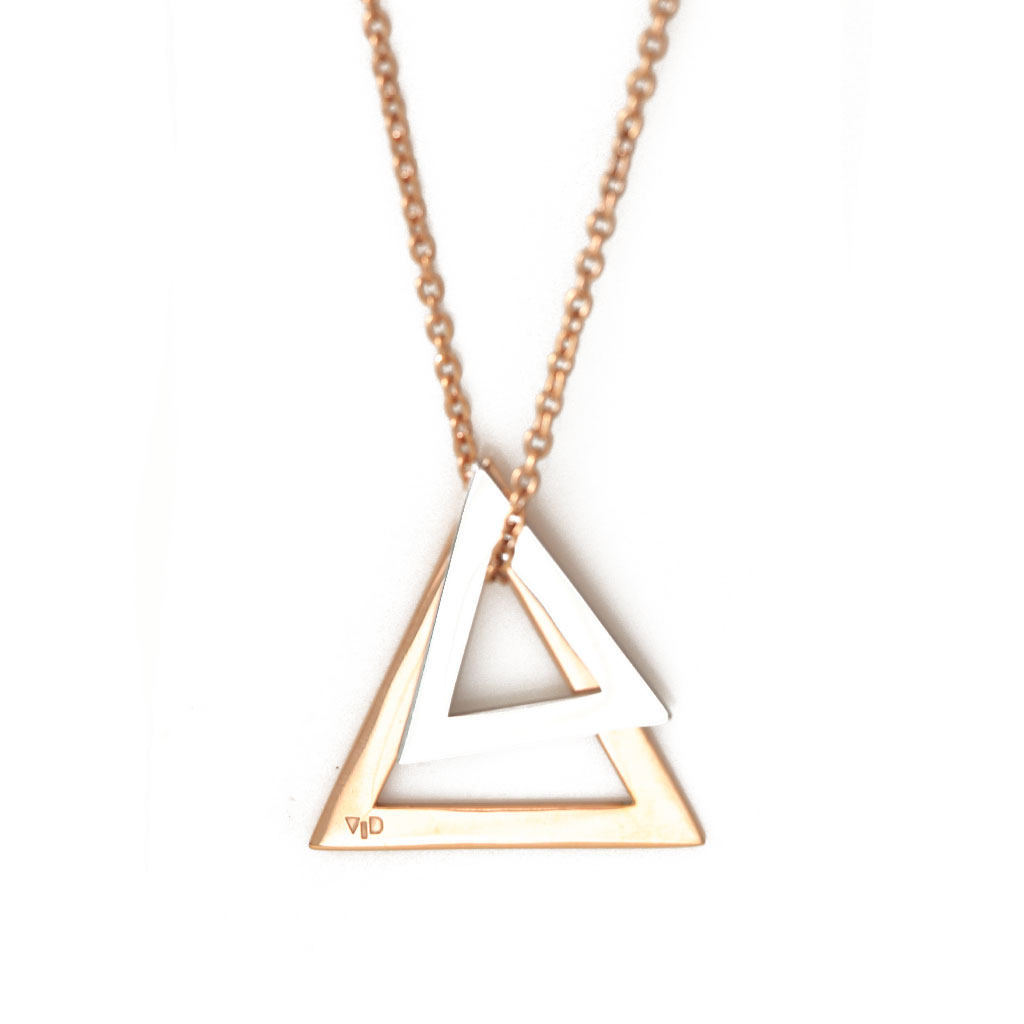 Double Deltaglyph Pendant - Customise