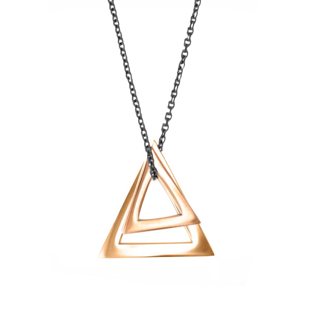 Double Deltaglyph Pendant - Customise