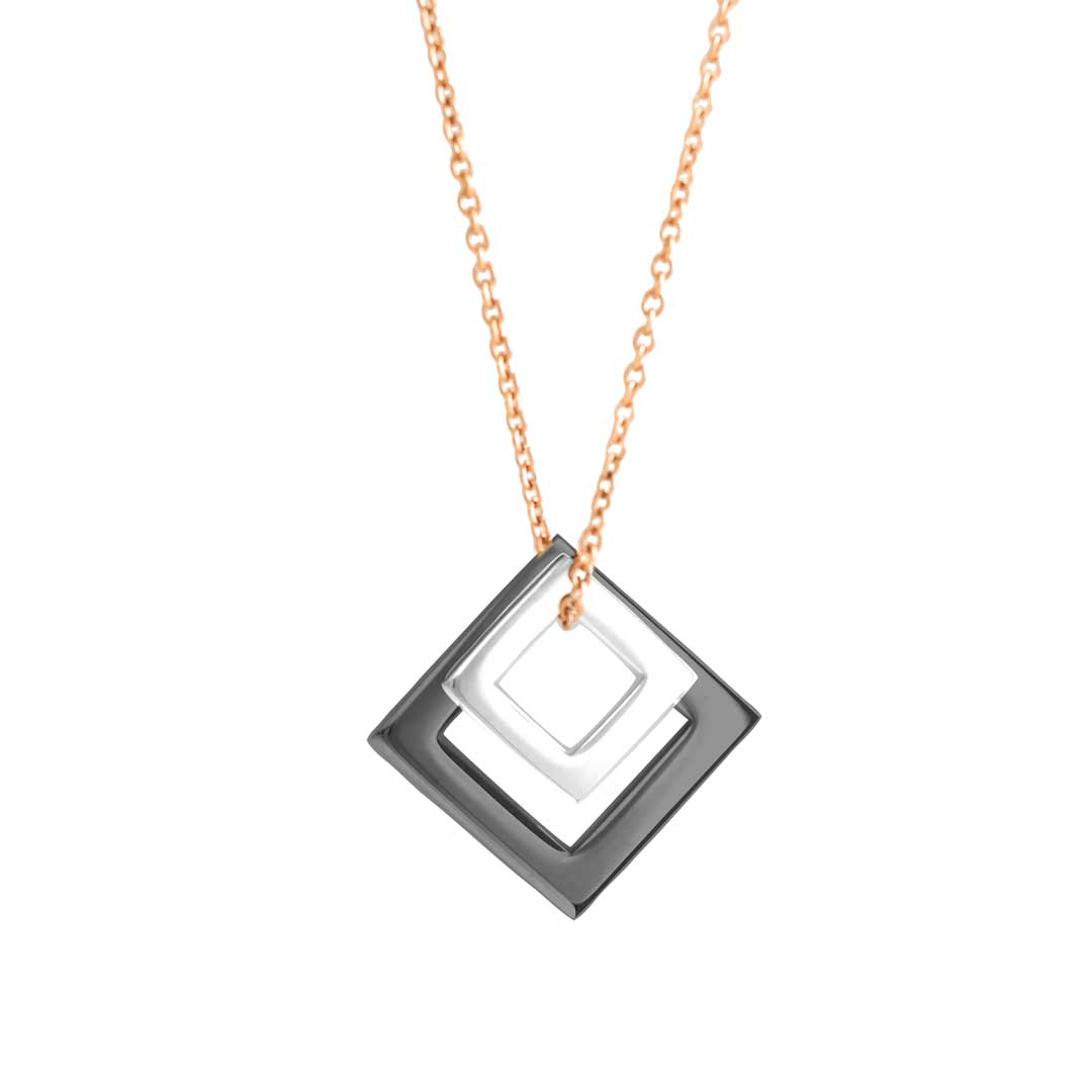 Double Diamond Pendant -  Customise