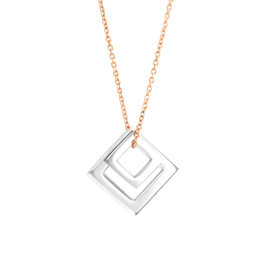 Double Diamond Pendant - Customise
