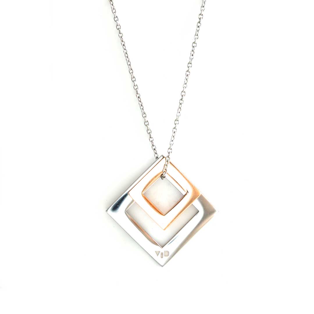 Double Diamond Pendant - Customise