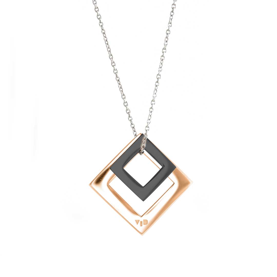Double Diamond Pendant - Customise