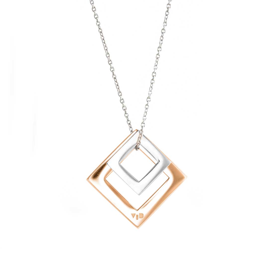 Double Diamond Pendant - Customise