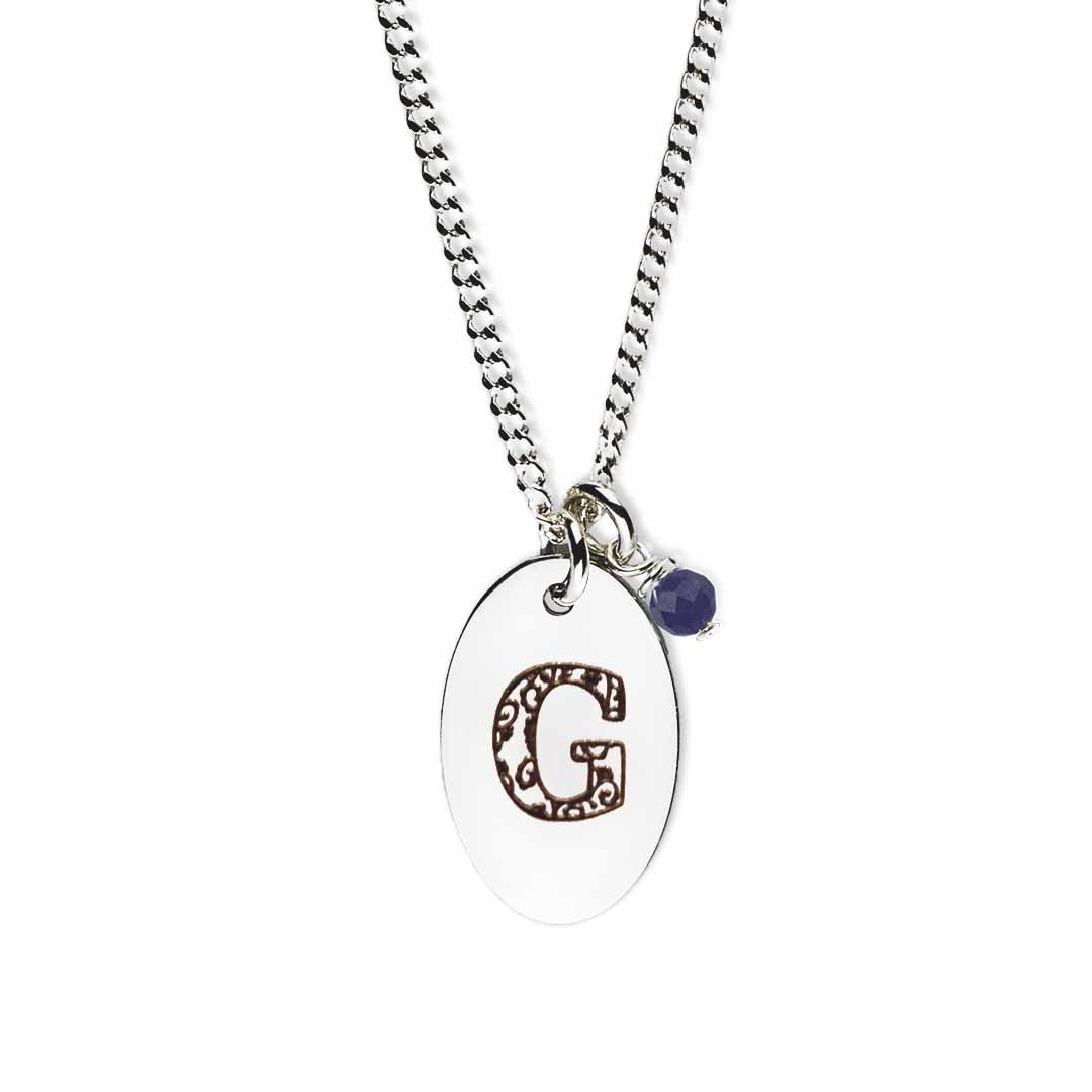 Birthstone-love-letter-g-silver sapphire