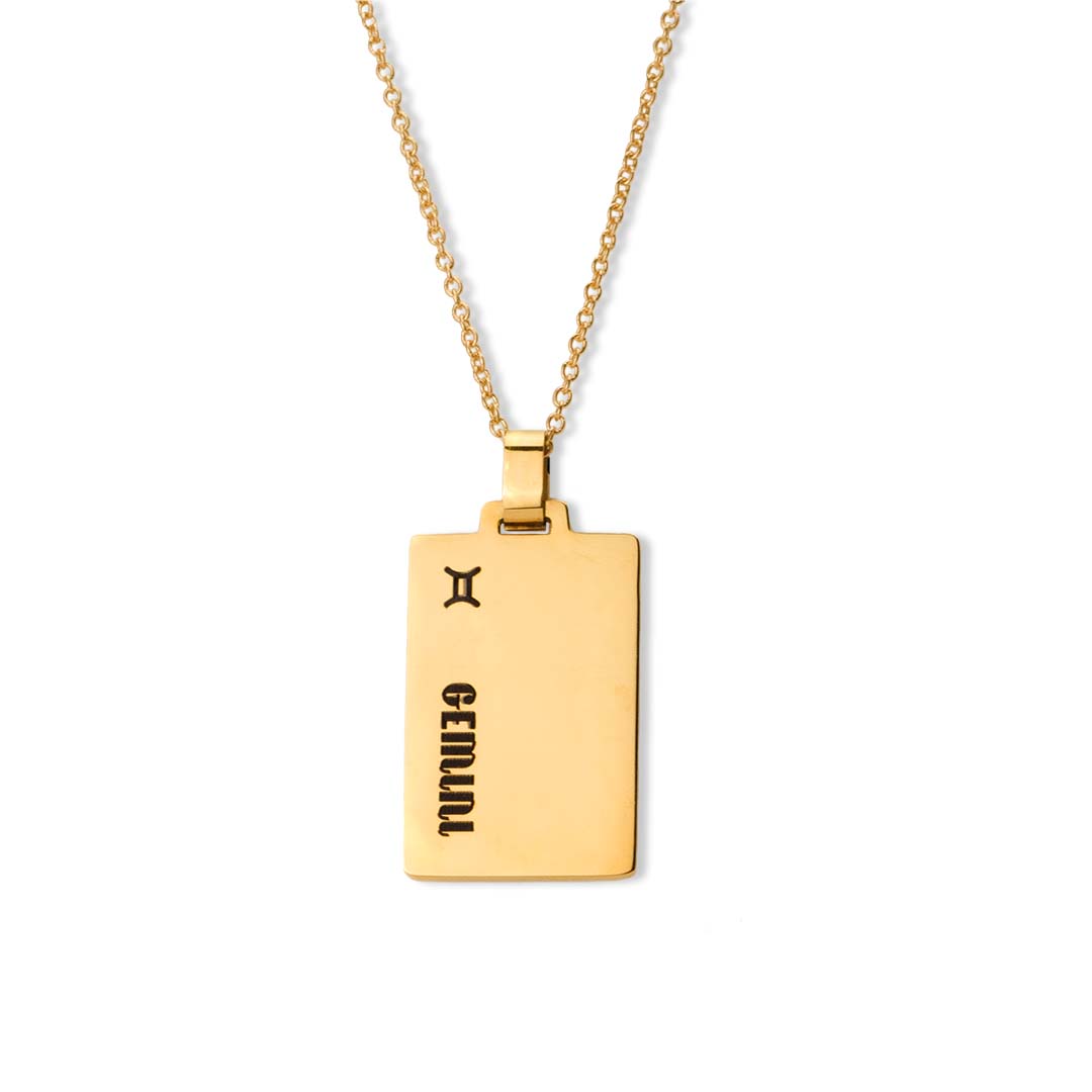 Gemini Necklace - Gold