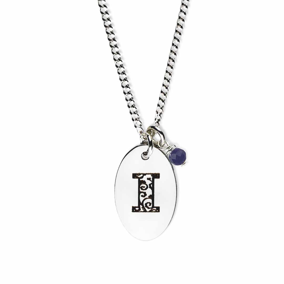 Birthstone-love-letter-i-silver sapphire