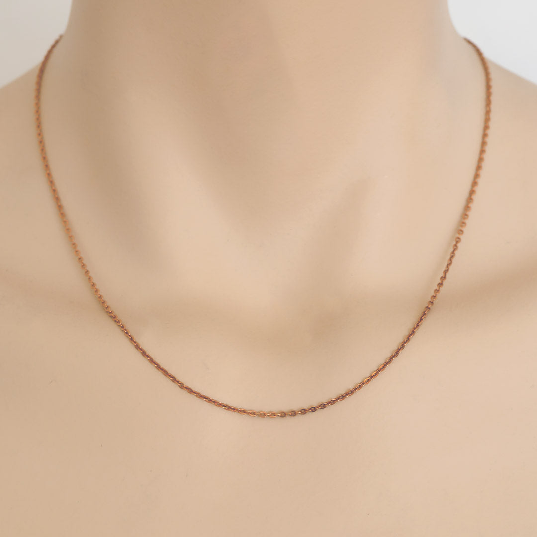 Model wearing Pendant Chain - 45 to 55cm Adjustable