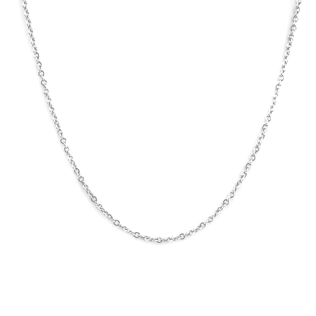 Pendant Chain - 45 to 55cm Adjustable Rhodium