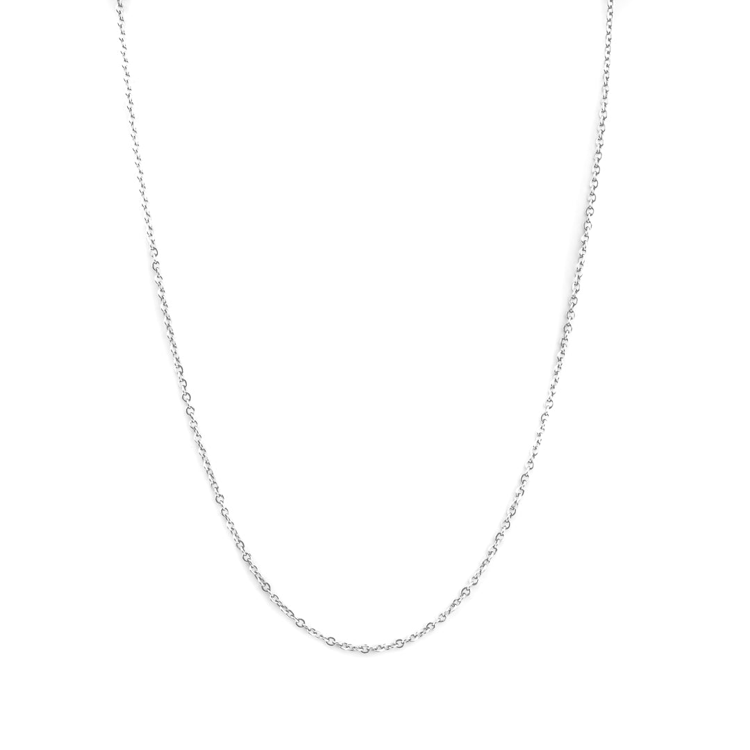 Pendant Chain 75cm Rhodium