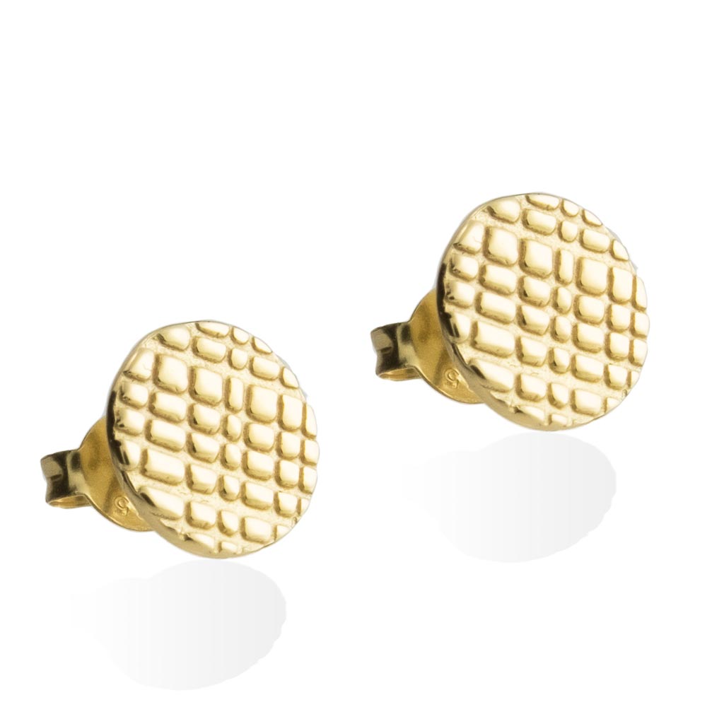 RAIN STUD EARRINGS -  Gold