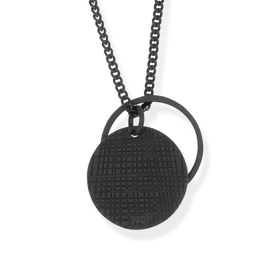 RING OF FIRE and RAIN PENDANT - Black