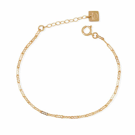 Ripplet Chain Anklet - Gold