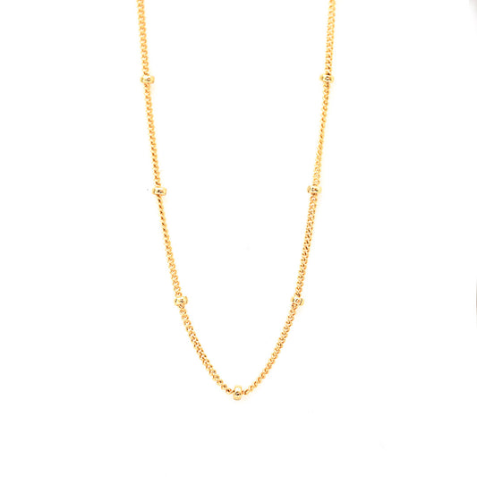 Satellite Curb Chain - Gold