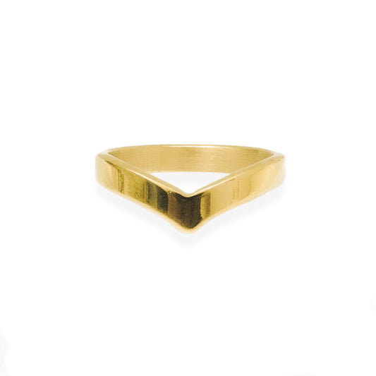 Wishbone Ring - Gold