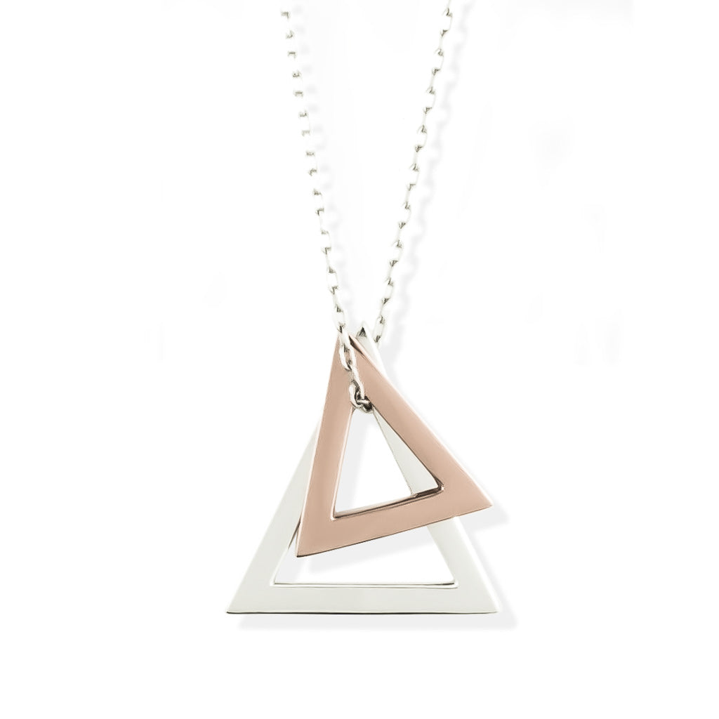 Double Deltaglyph Pendant - Customise