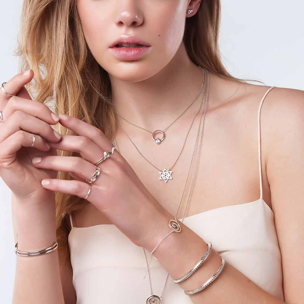 model wearing sol luna collection 1