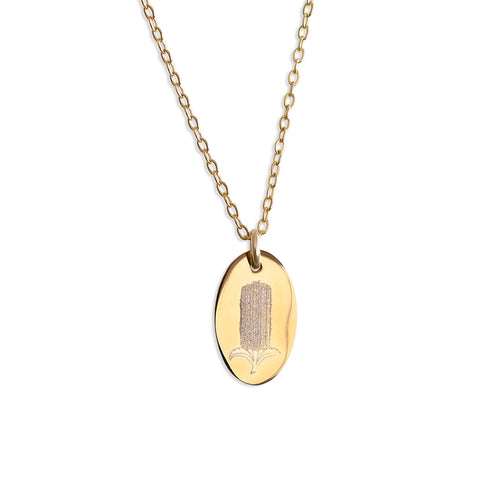 Banksia Necklace - Gold