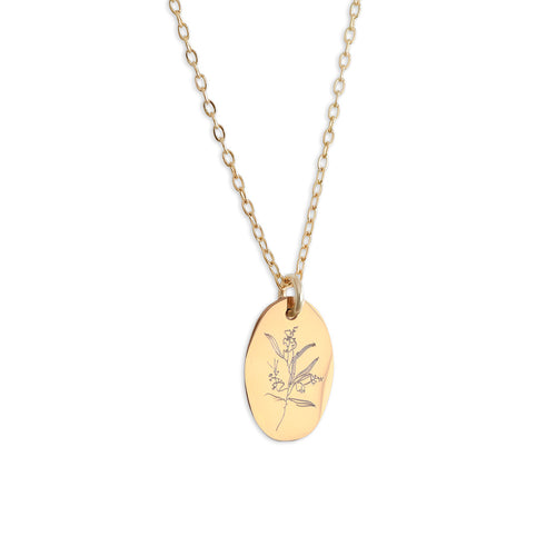 Eremophila Necklace - Gold