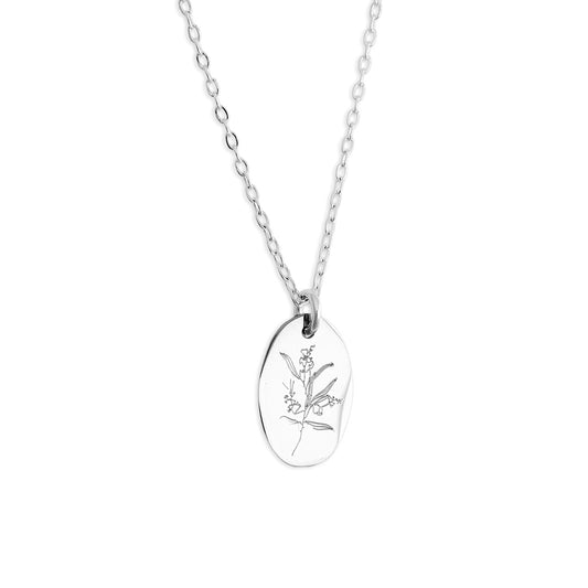 Eremophila Necklace - Silver