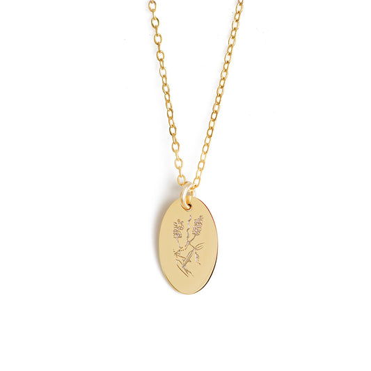 Hardenbergia Necklace - Gold