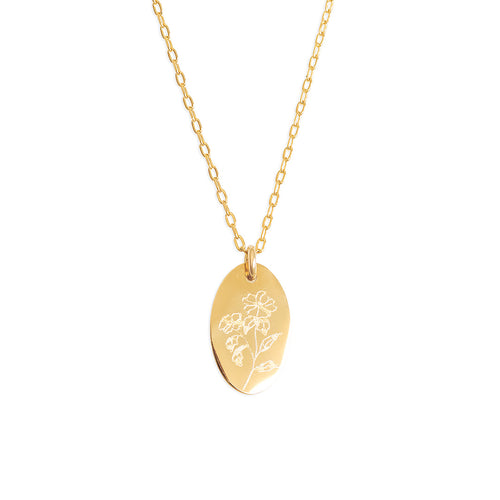 Hibbertia Necklace - Gold