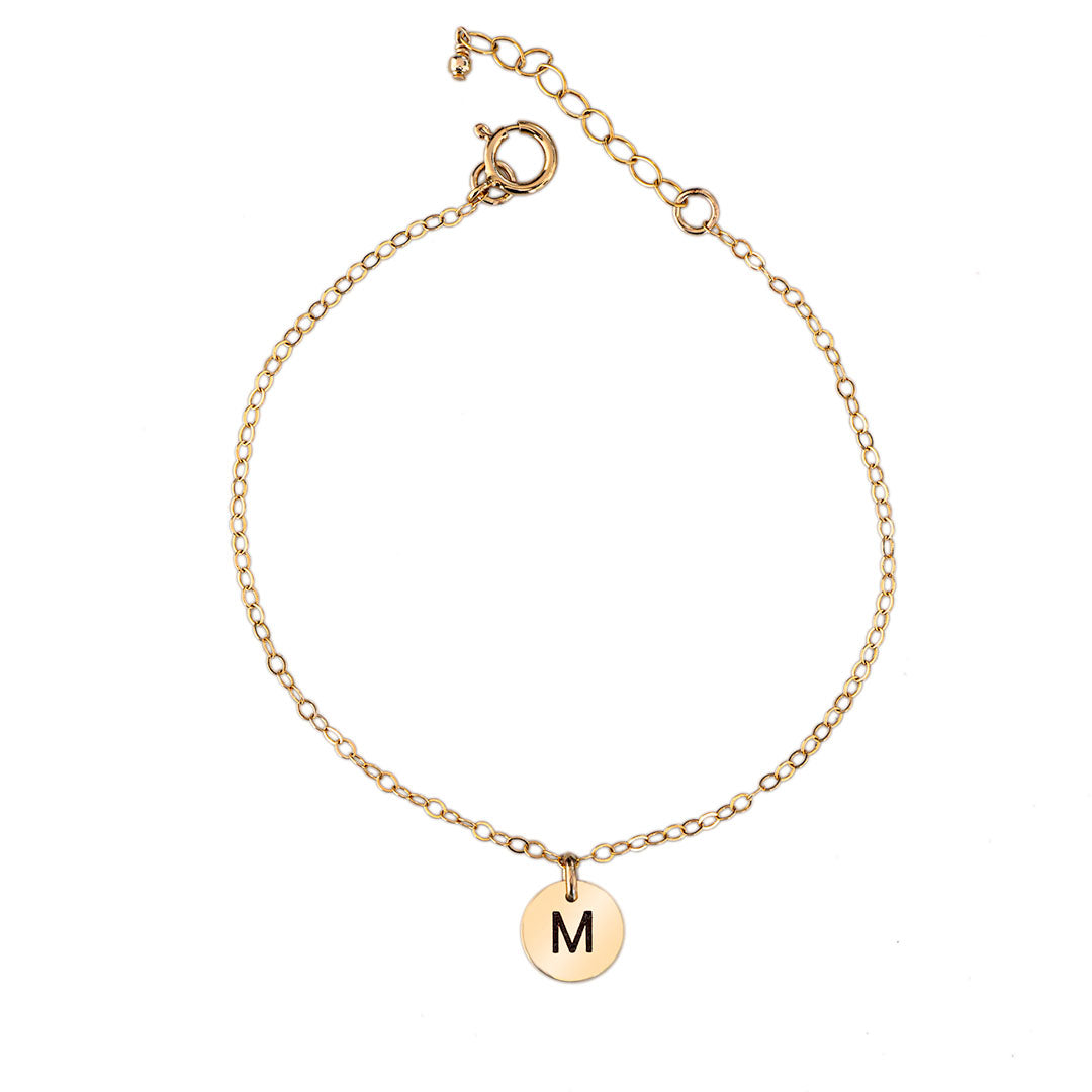 Initial Bracelet M - Gold