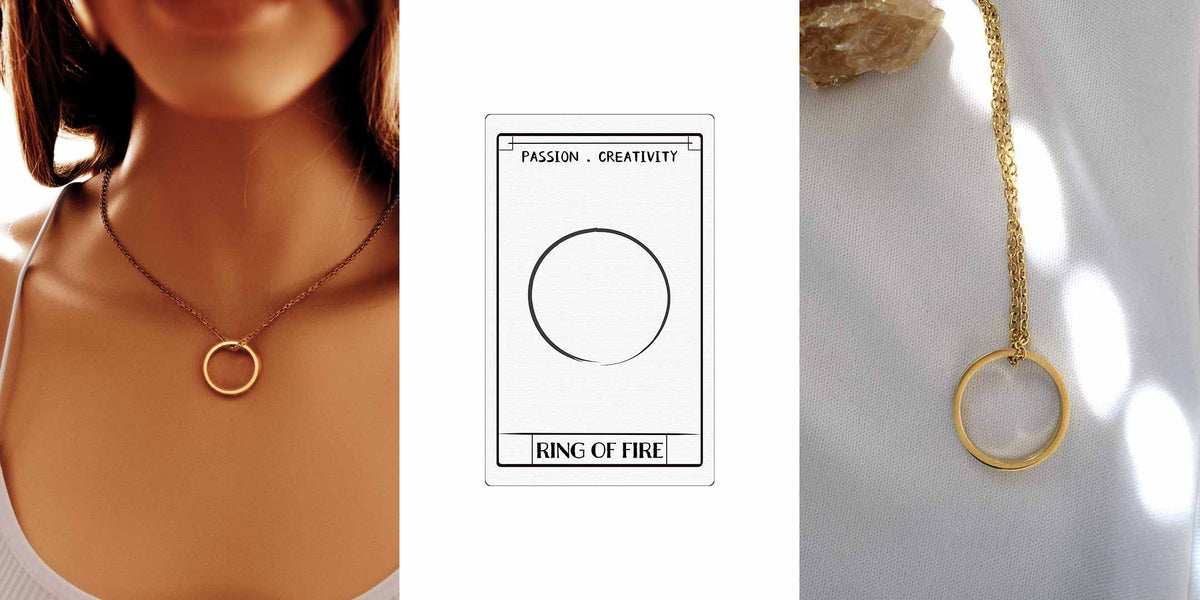 Ring of Fire necklace and meaning card