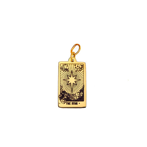 Star Tarot Charm - Gold
