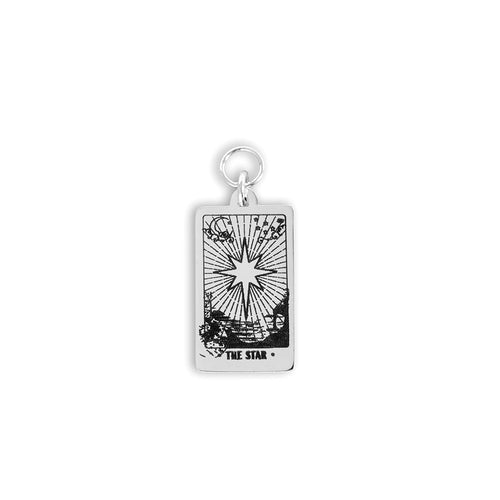 Star Tarot Charm - Silver