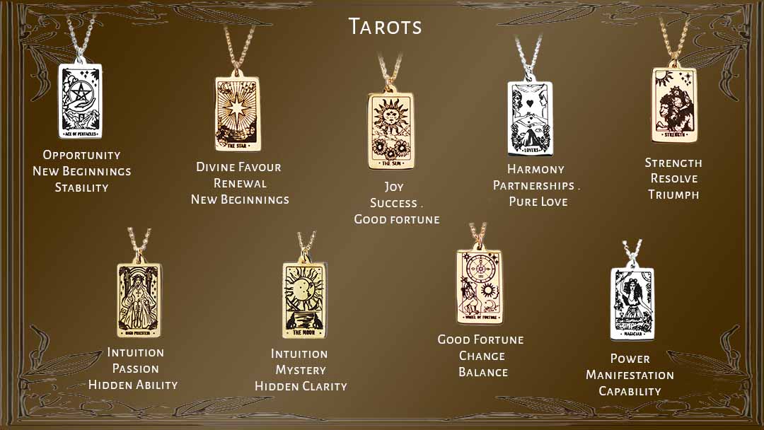 Tarot necklaces with short meanings landscape orientation