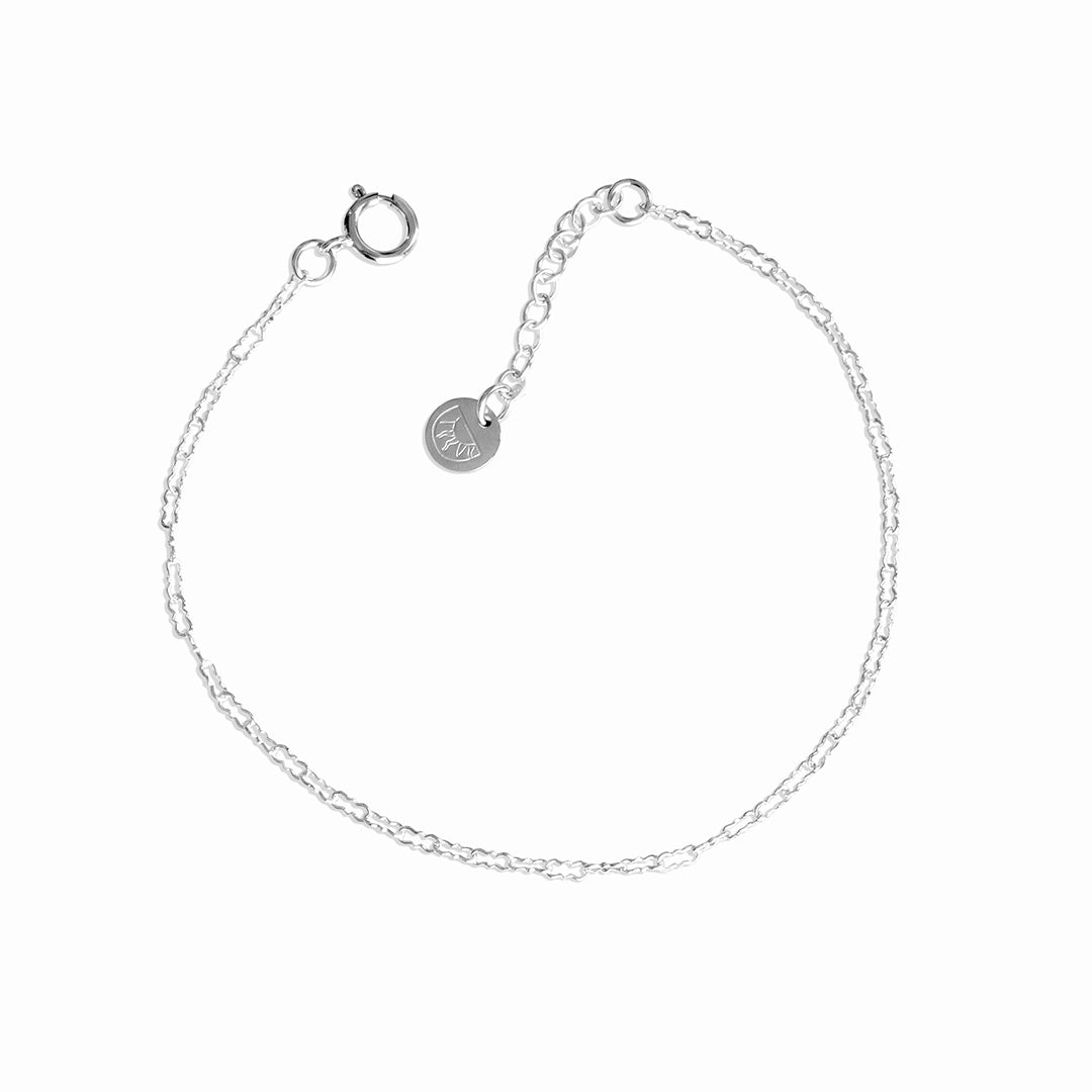 Crinkle Bracelet - Silver