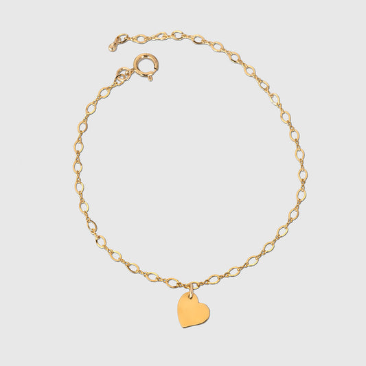 Heart Bracelet - Gold