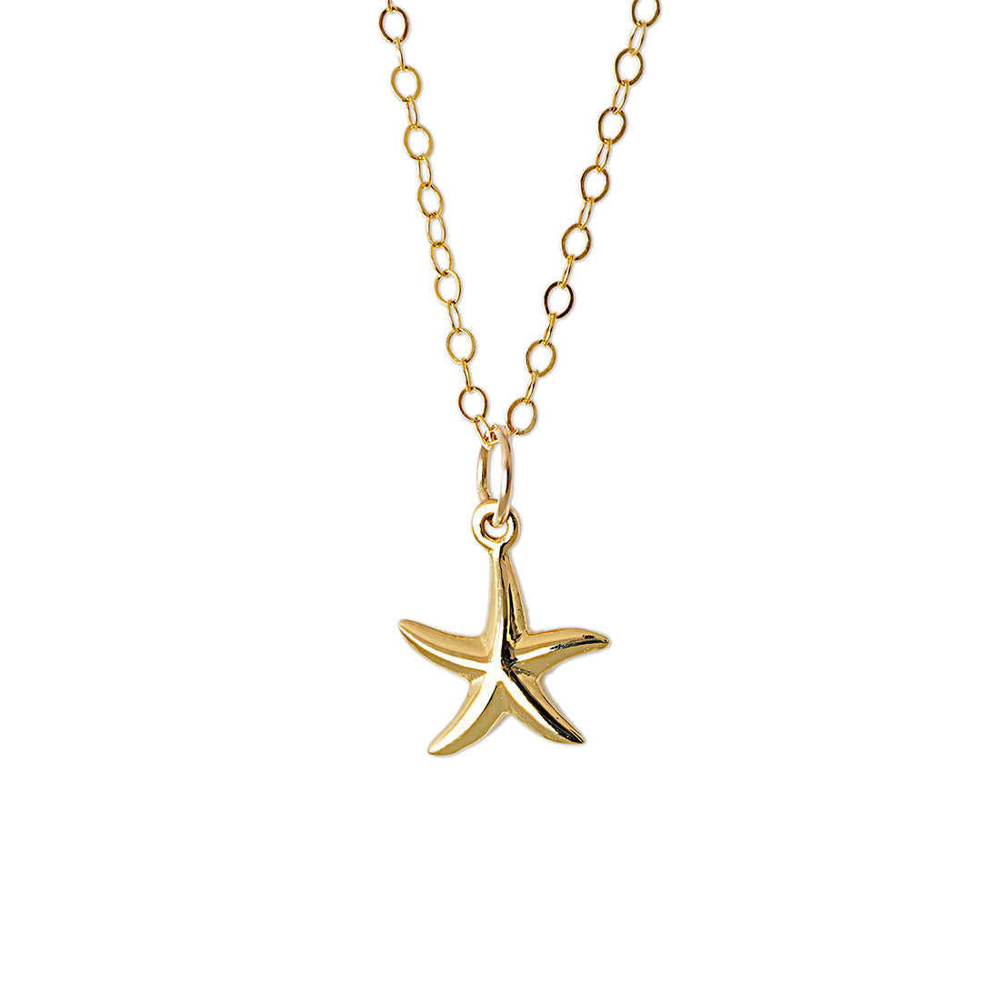 Starfish Necklace - Gold